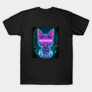 Cyberpunk Kitty T-Shirt